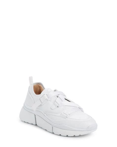 sonnie sneaker chloe|white sneakers women chloe.